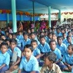 Children at the Kewatia Compassion International School