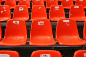 Empty Stadium Seats