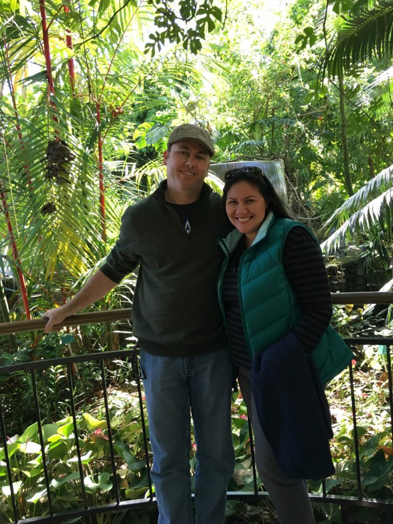 Michael and Sheryle Gillihan at the Botanic Gardens