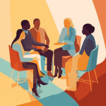TWWK a diverse discussion TWWK illustration of a diverse discussion
